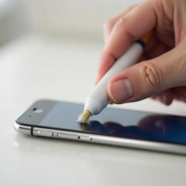 cómo limpiar el puerto de carga del iphone