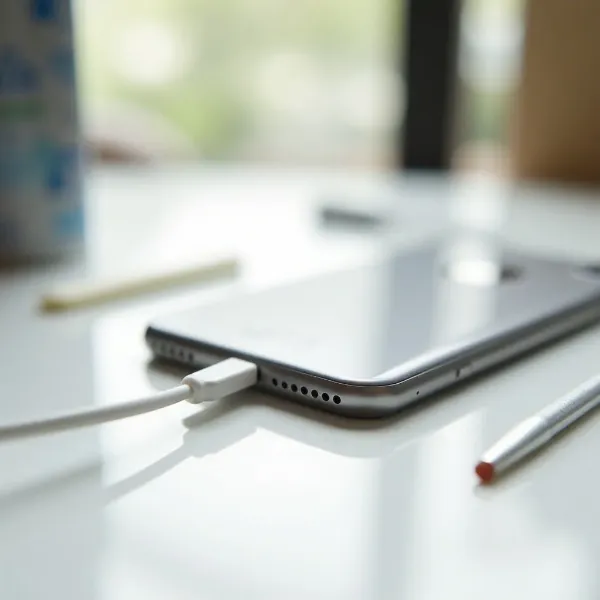 Préparer le nettoyage du port de charge de votre iPhone