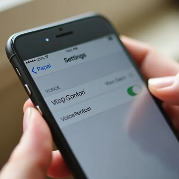 ¿Qué es el control por voz del iPhone?