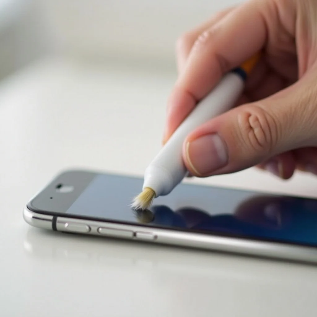 cómo limpiar el puerto de carga del iphone