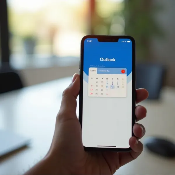 how to add outlook calendar to iphone