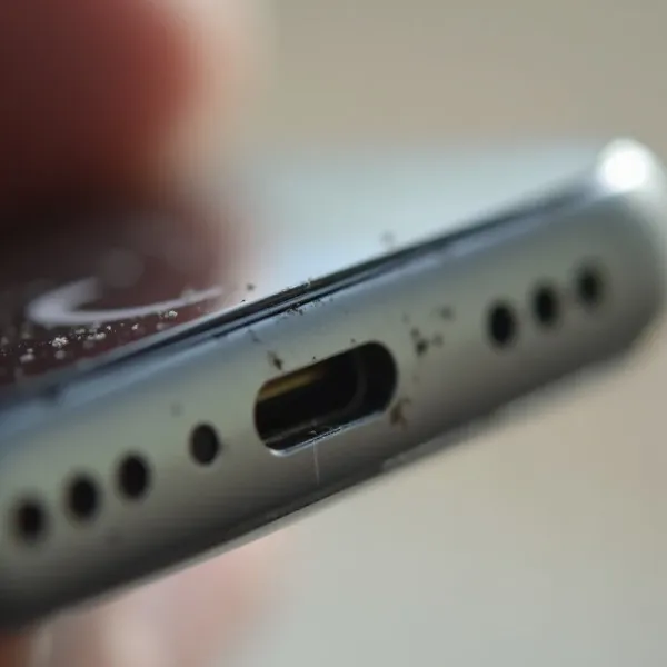 how to clean iphone charging port