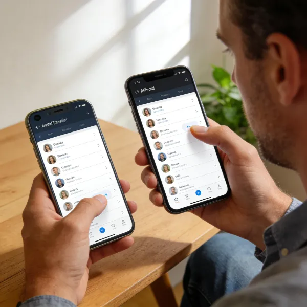 how to transfer contacts from android to iphone